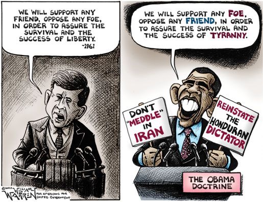 The Obama Doctrine cartoon