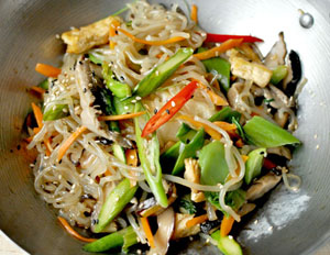 Stir-fry vegetables