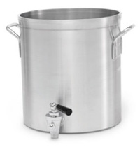 120 quart stock pot with faucet